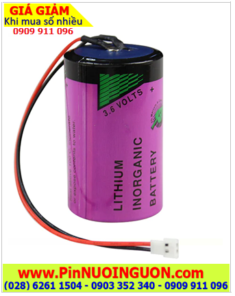 Tadiran TL-5930 (Zắc cắm), Pin nuôi nguồn Tadiran TL-5930 lithium 3.6V D 19000mAh chính hãng 